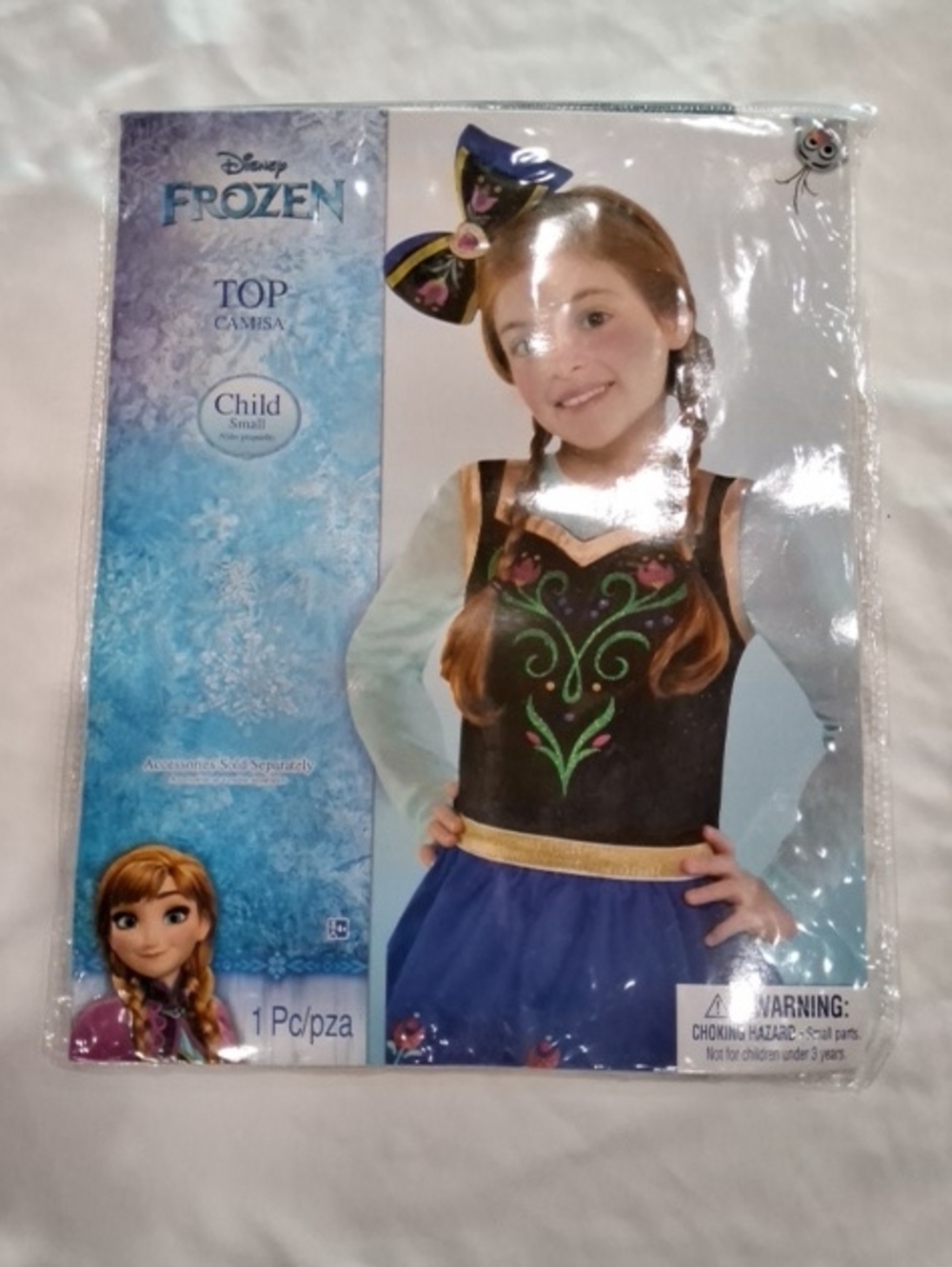 Disney Anna-Inspired Black and Blue Girls Costume Top